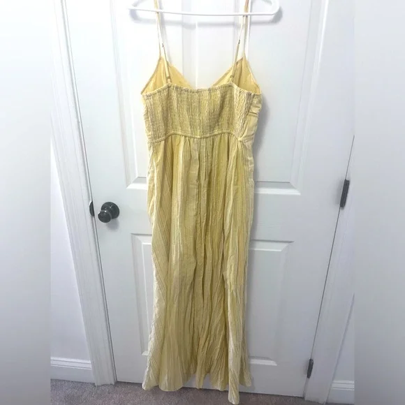 Blu Pepper Stripe Tie Front Empire Waist Maxi Dress - Picture 11 of 12